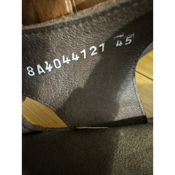 Mephisto Men's US 11 UK 45 Fisherman Sandals Leather Brown - Picture 7 of 8